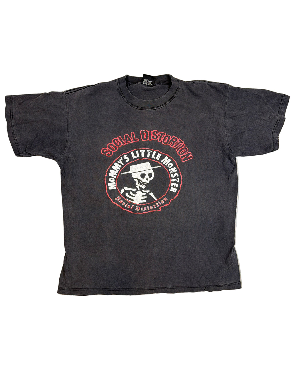 90s Social Distortion Mommy's Little Monster Black T-Shirt Large