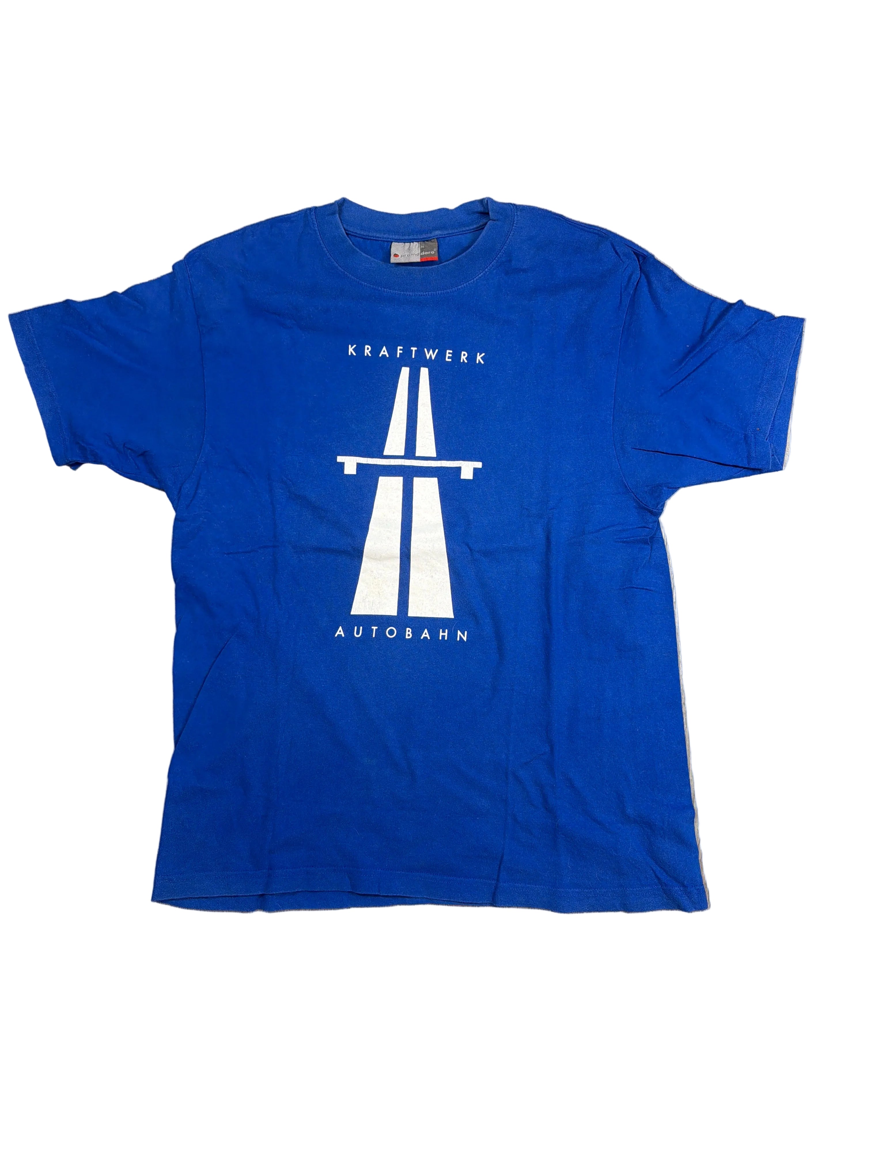90s Kraftwerk Autobahn Blue T-Shirt Medium