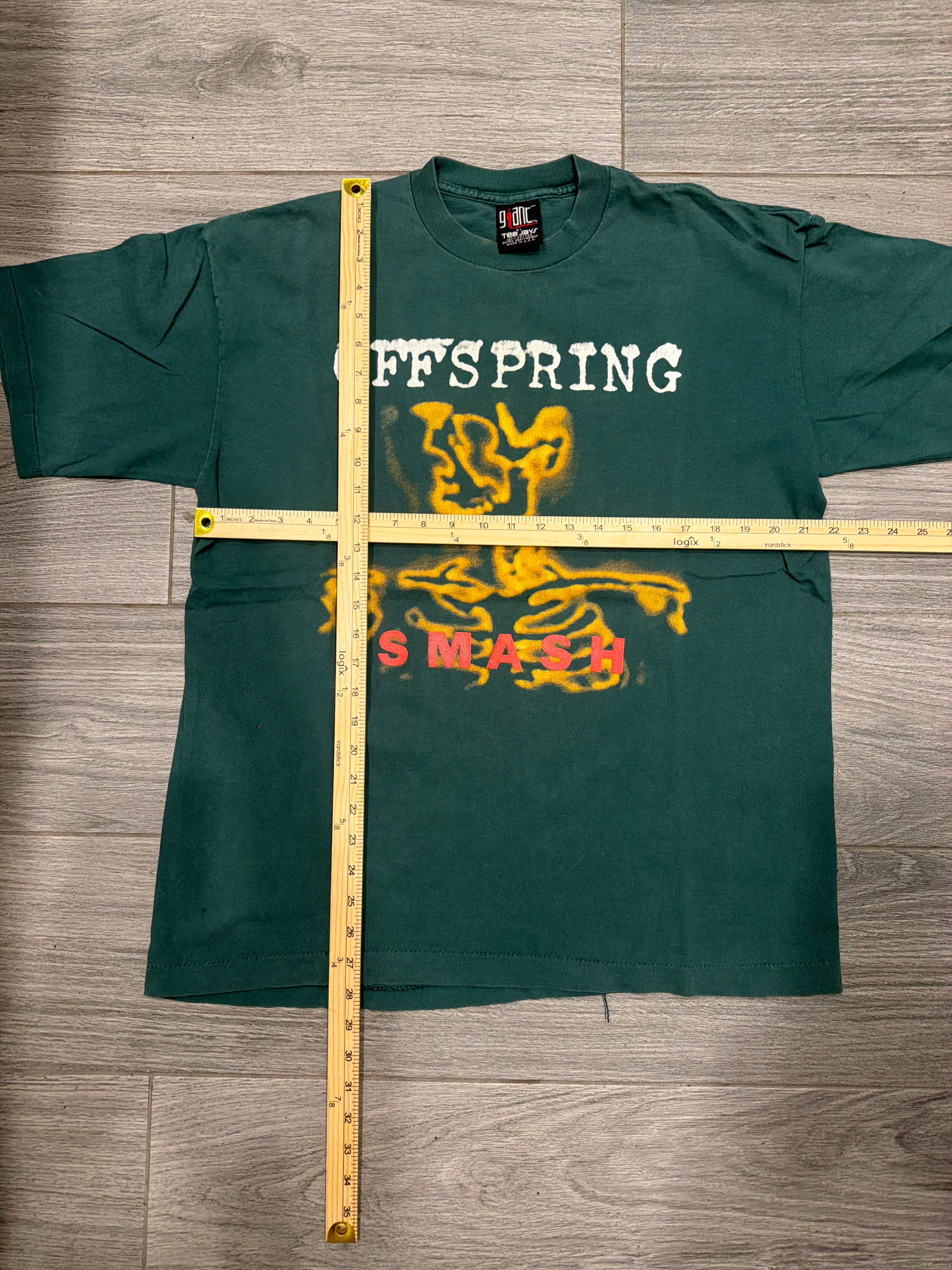 1996 The Offspring Smash Single Stitched Album Promo Band T-Shirt XL