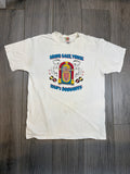 90s Bring Back the Fifties 50s Doowopp Jukebox White T-Shirt