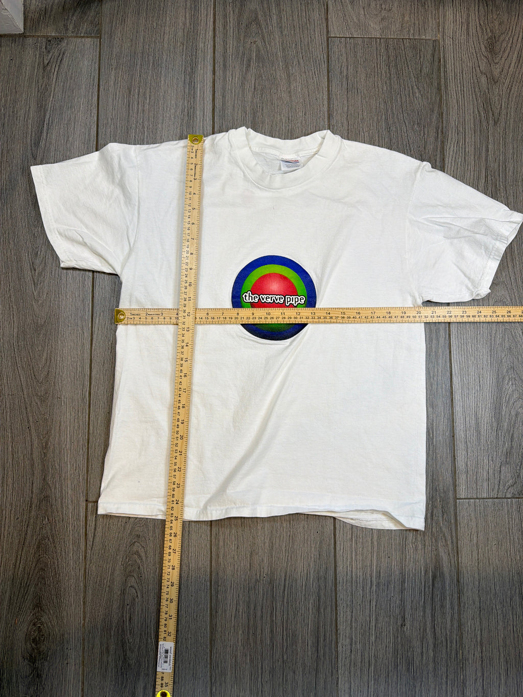 90s The Verve Pipe Freshman Circles Hanes White T-Shirt Large