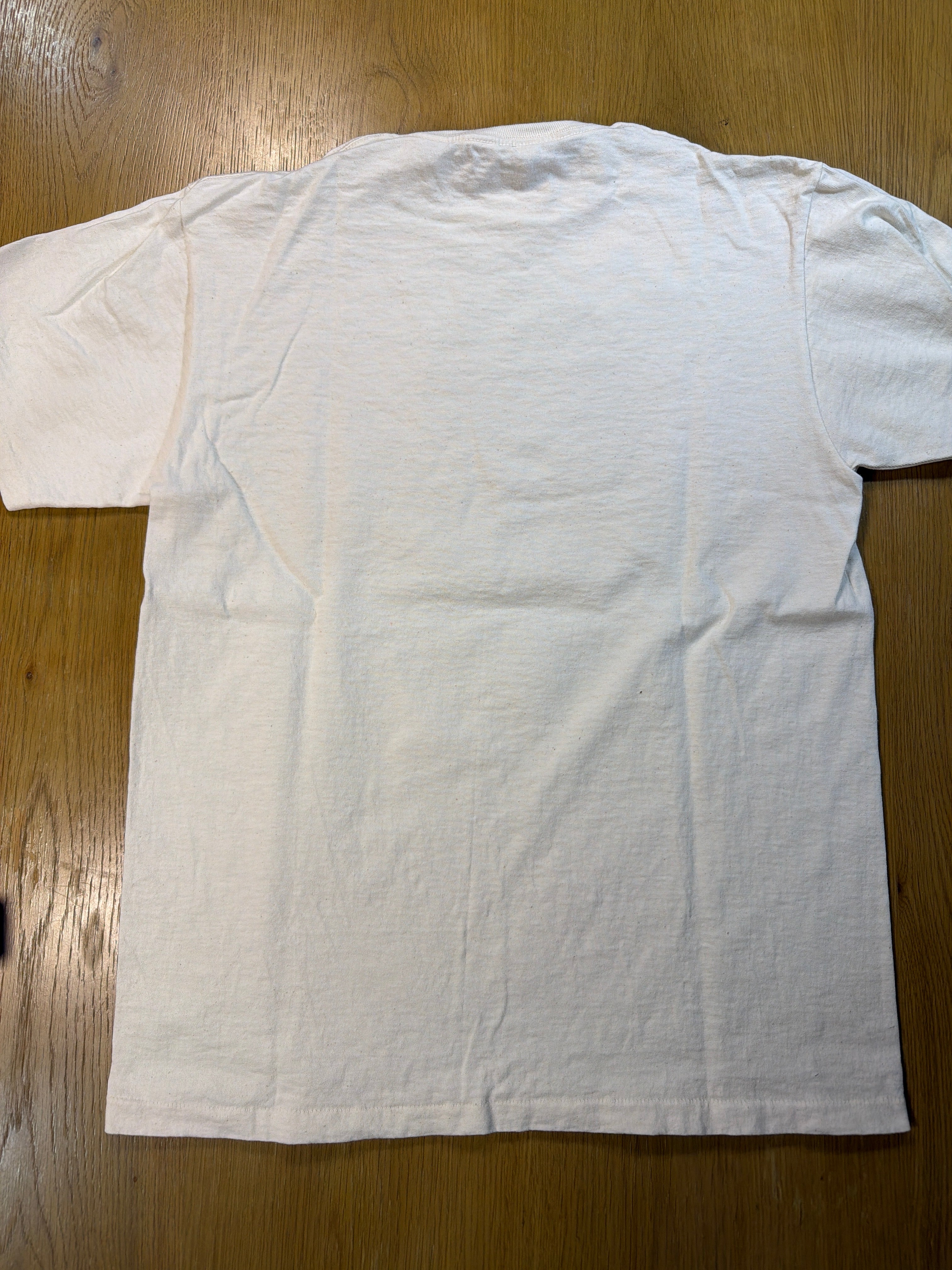 Geronimo Vintage Native Single Stitch Portrait Cream T-Shirt Medium