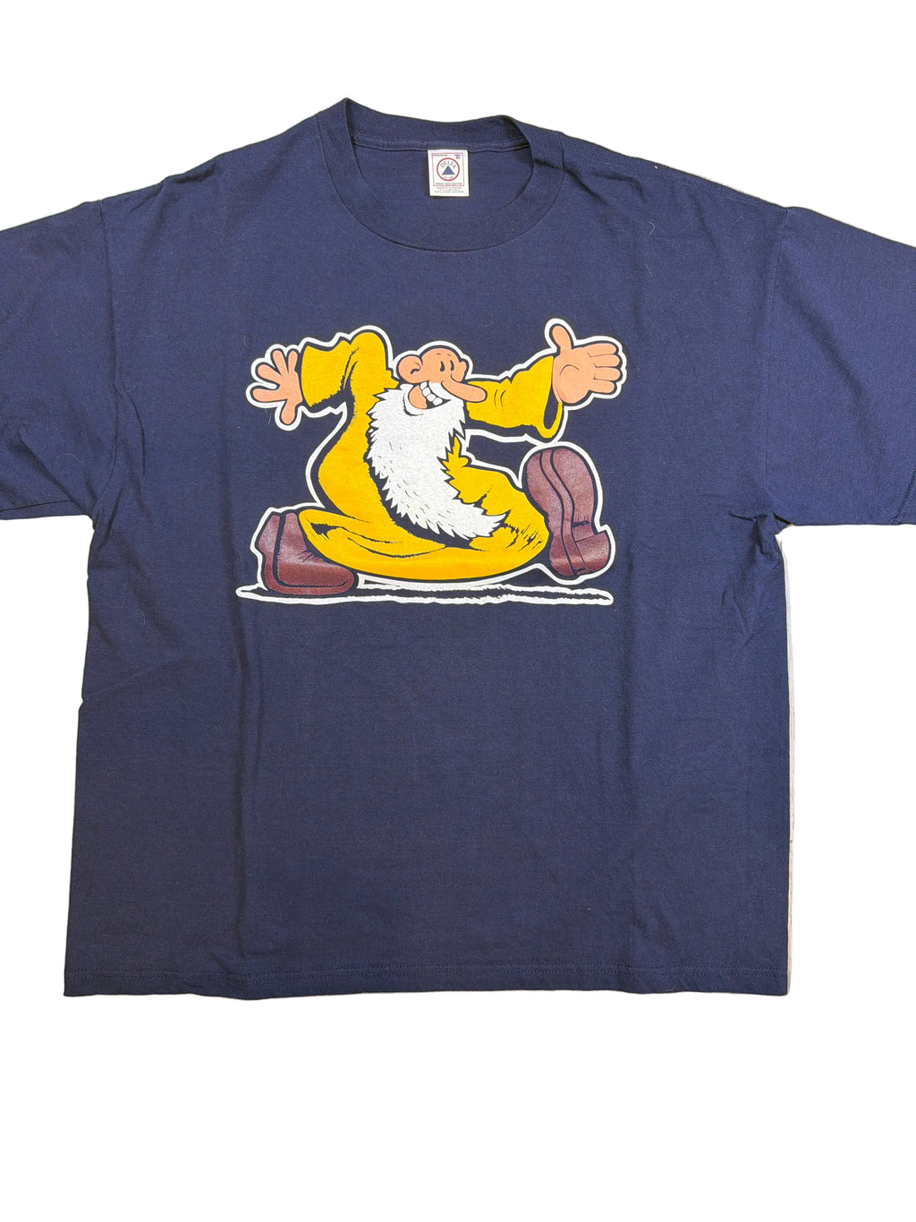 Robert Crumb Mr Natural Comic 90s Grateful Dead Delta Blue T-Shirt XL