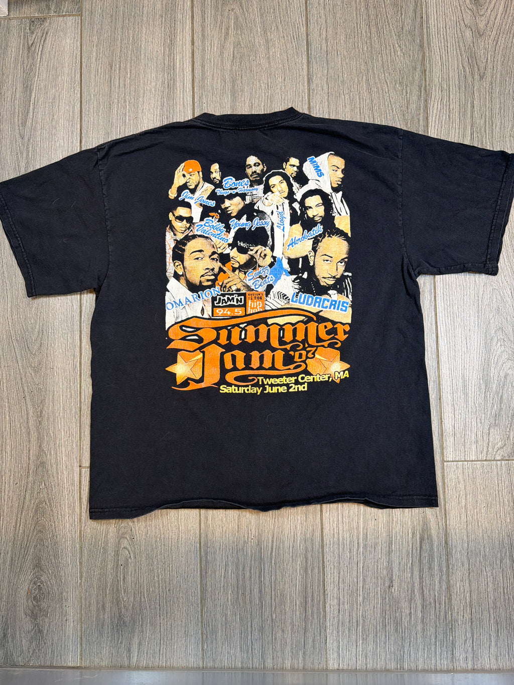 2002 Tweeter Summer Jam Ludacris Bow Wow Ne Yo Rap T-Shirt