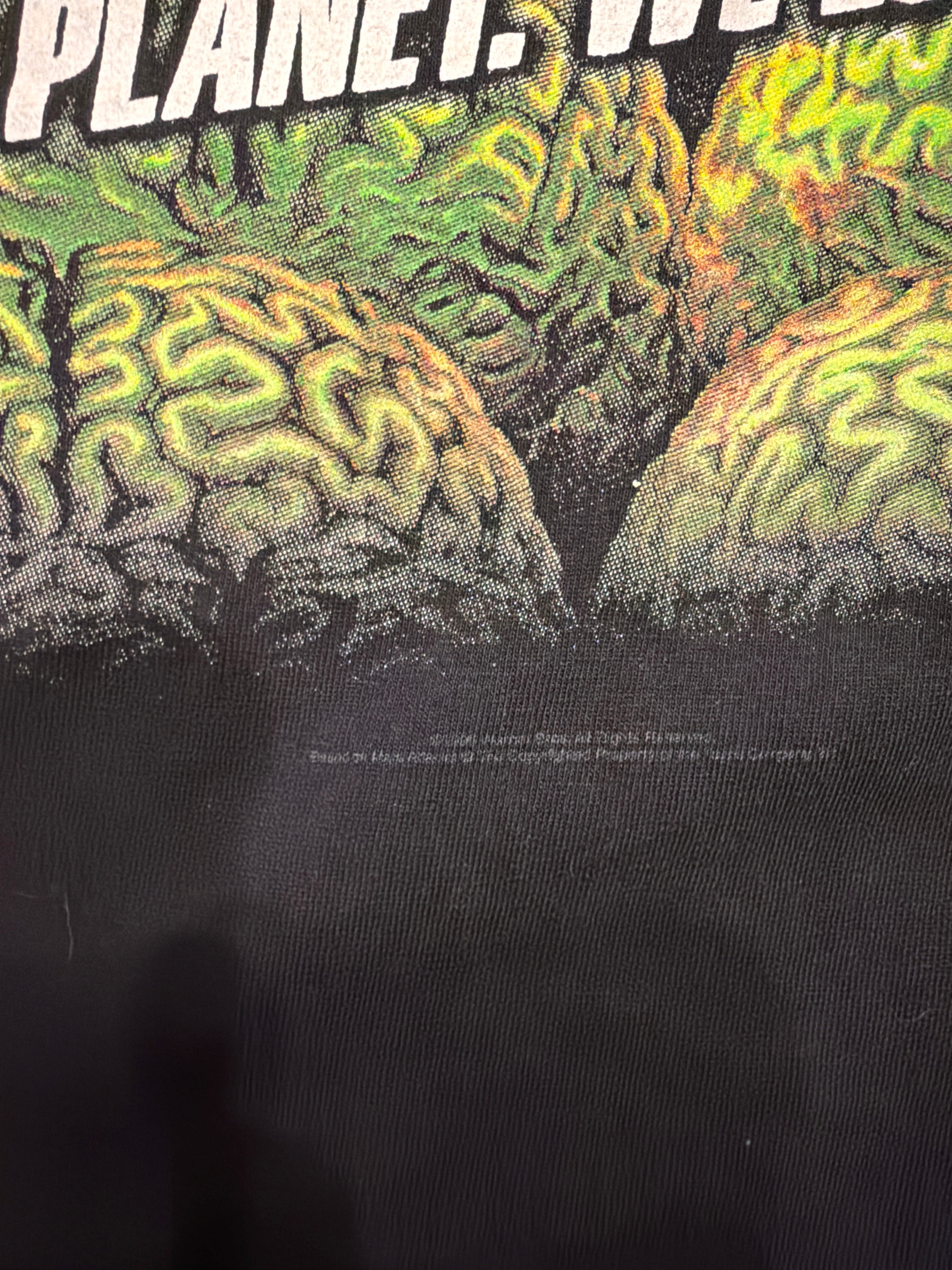 90er Jahre Mars Attacks Film Promo Black T-Shirt XL Q-Tees Single Stitch XL