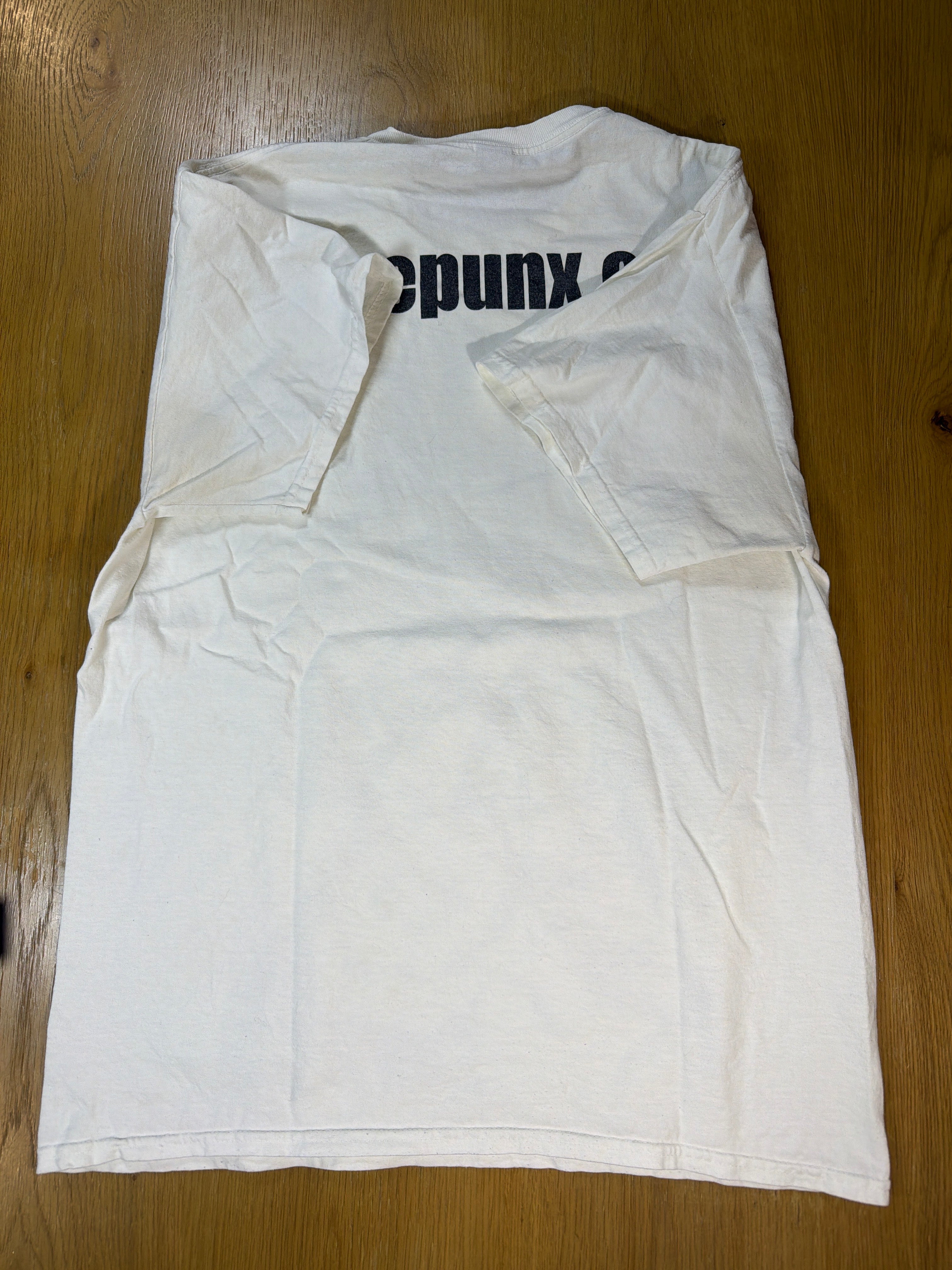 ilovepunx Punx Destroy White Punk T-Shirt Large