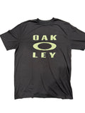 Y2K Oakley Software Big O Logo Black T-Shirt Medium