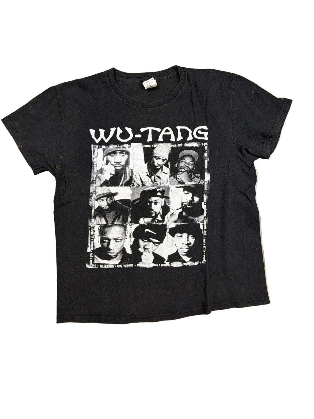 90s Wu Tang Forever White Hip Hop Rap Black T-Shirt M/L