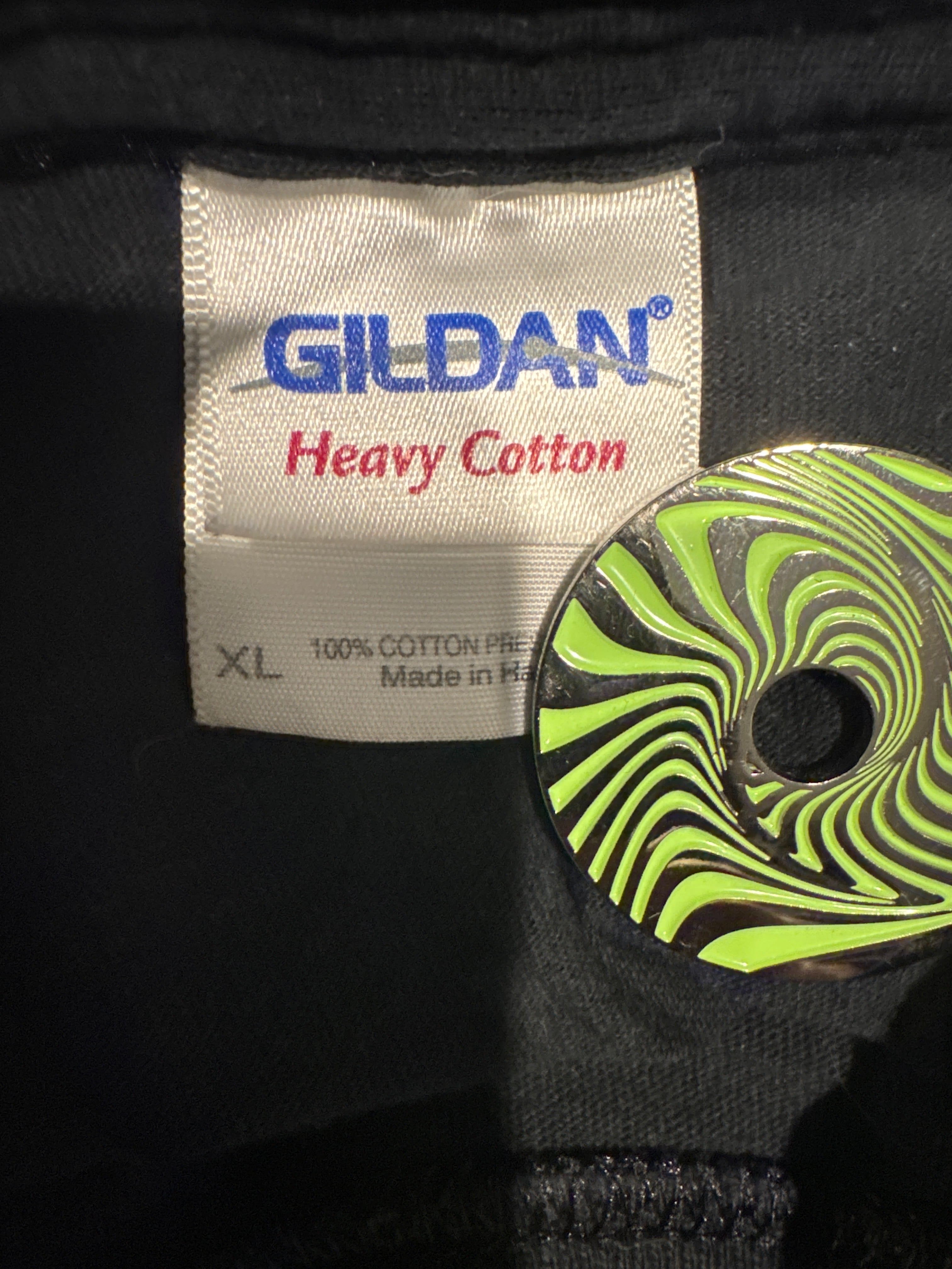 Y2K Johnny Cash - Middle Finger Black T-Shirt XL