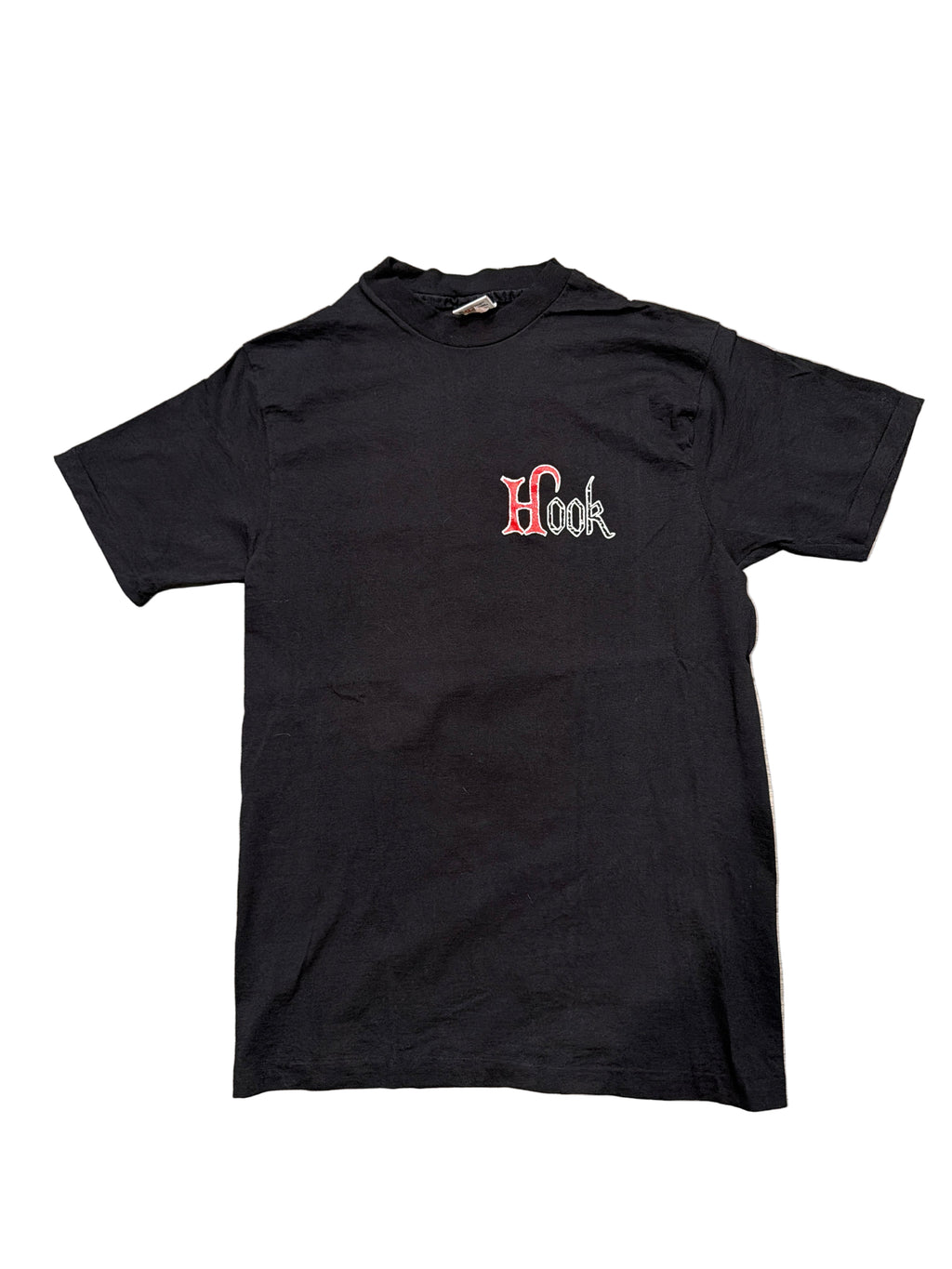 1991 Hook Film Promo Robin Williams Schwarzes T-Shirt Größe L