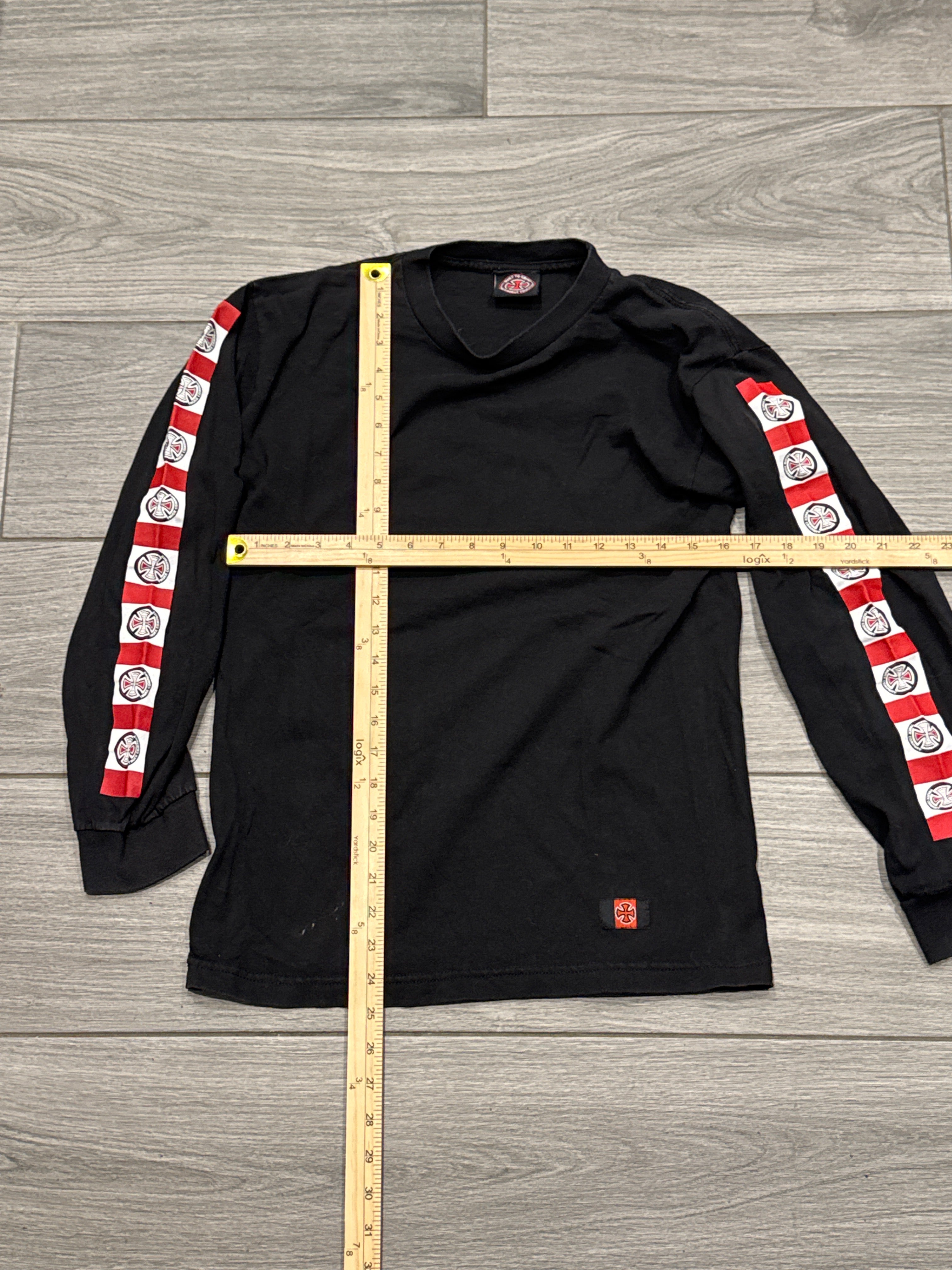 00s Independent Truck Co Skateboard Black Long Sleeve T-Shirt Medium