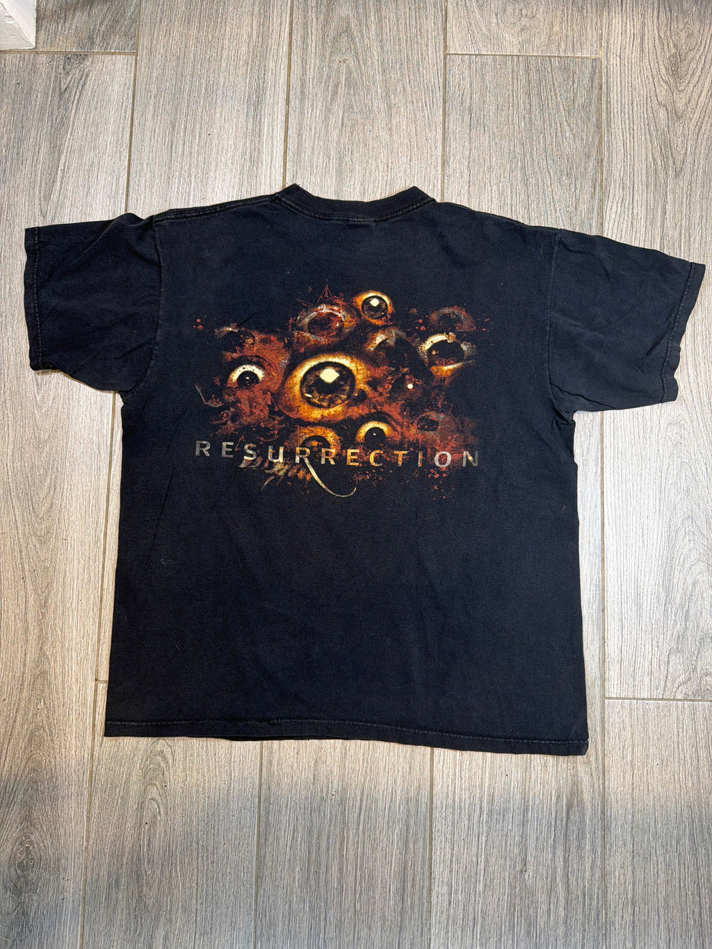 00s Chimaira Resurrection Anvil Black T-Shirt Large