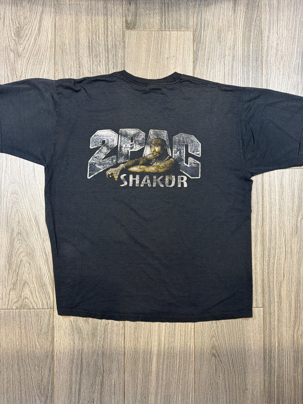 Tupac 2pac Shakur 1998 Vintage Bandana Jerzees Black T-Shirt XL