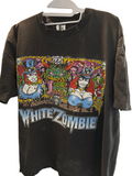 White Zombie La Sexorcisto 1993 Faded Black Gem T-Shirt XL