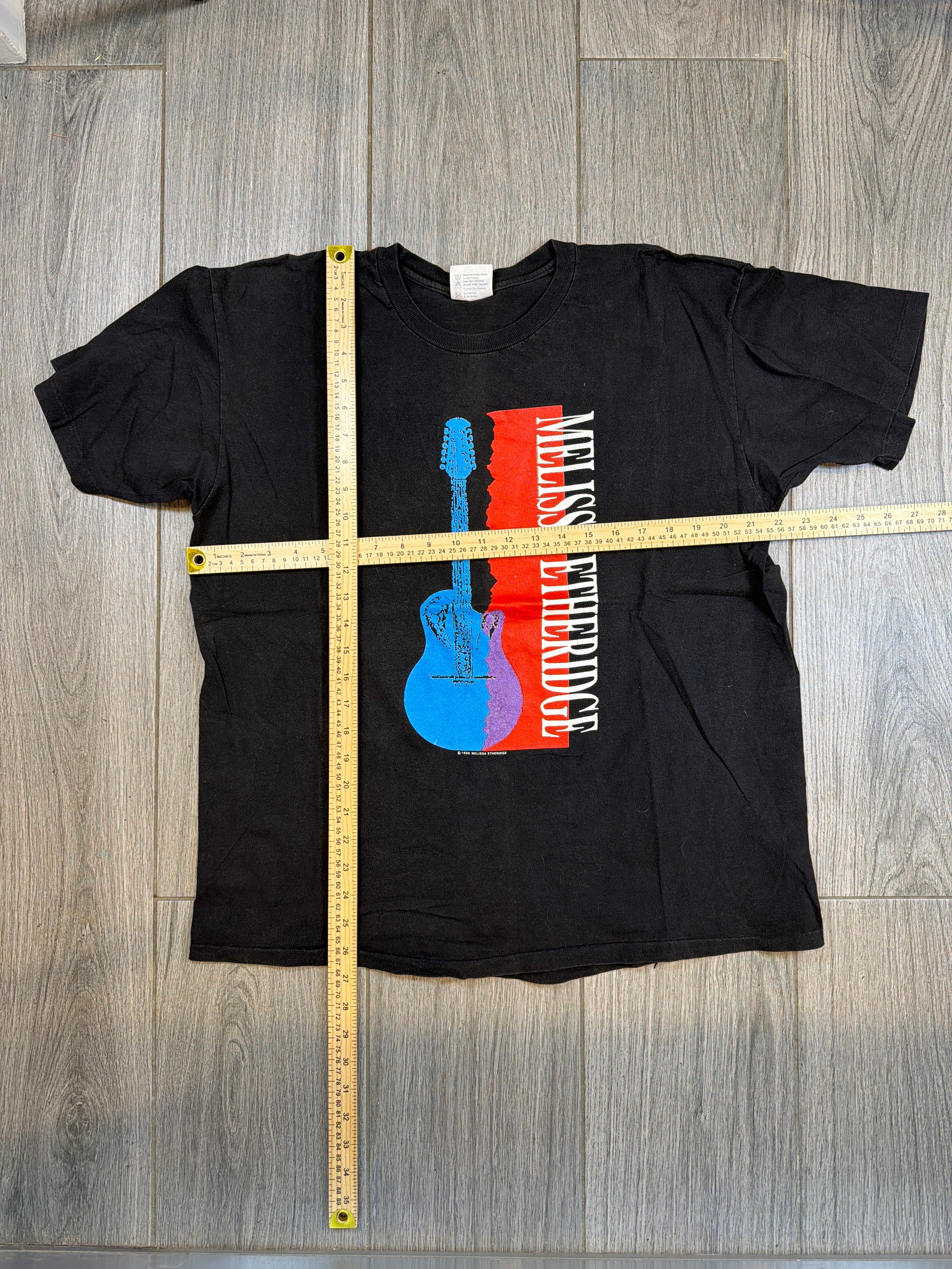 1996 Melissa Etheridge Your Little Secret Tour Schwarzes T-Shirt XL