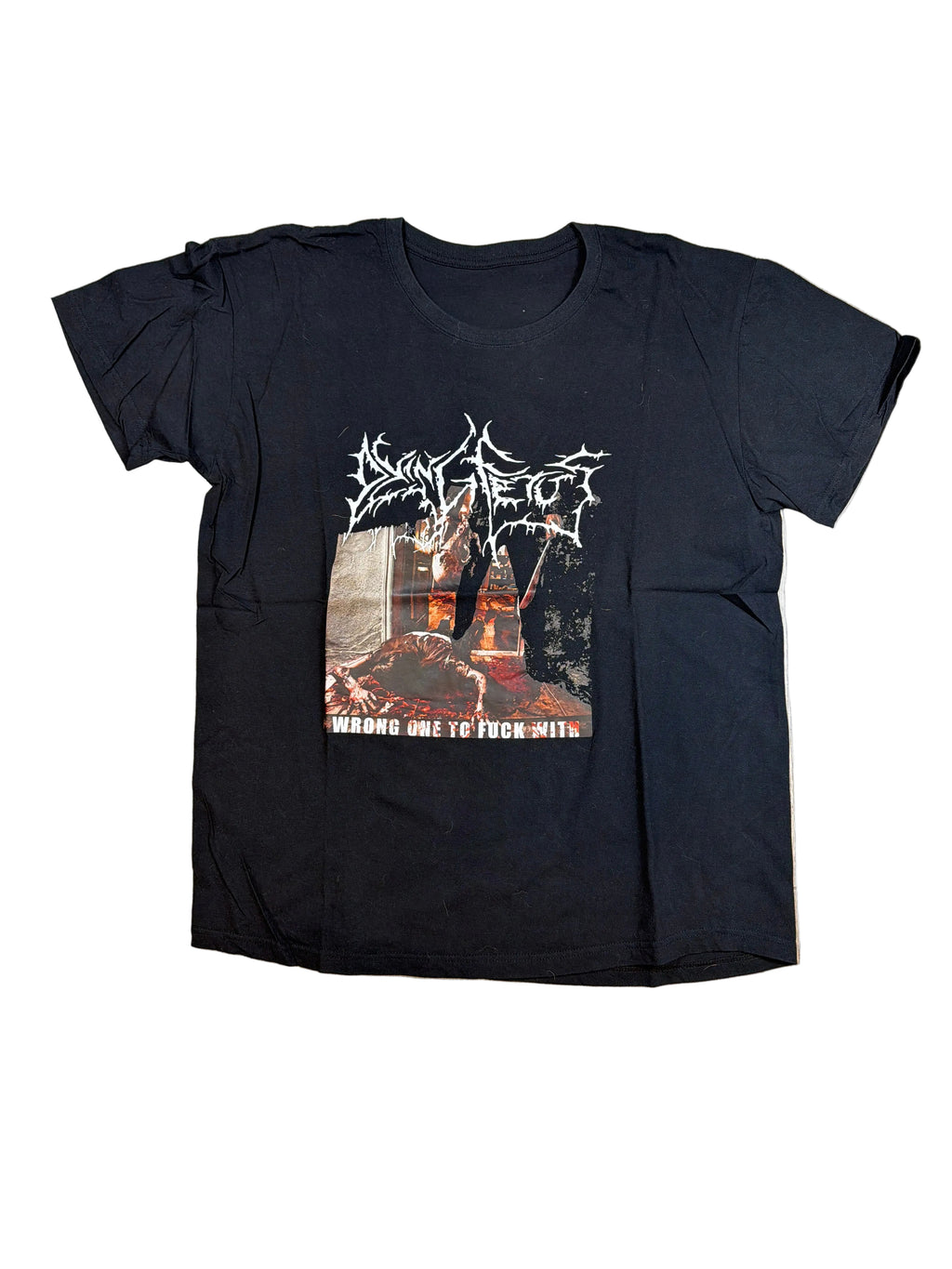 00s Dying Fetus 'Wrong One to F*** With' Black T-Shirt Large