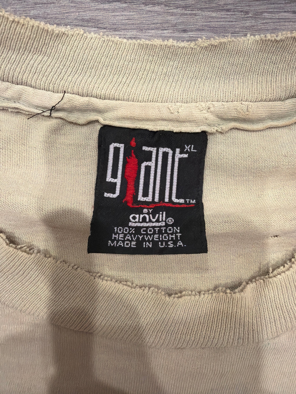 1993 Nirvana Incesticide Kurt Cobain Giant Thrashed T-Shirt XL