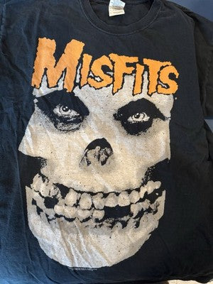 Misfits Fall 2014 Tour Shirt Large Black Orange Dates