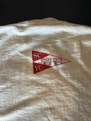 Stoney Creek Yacht Club Shirt Large Lizard Boat vintage 
