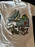 Stoney Creek Yacht Club Shirt Large Lizard Boat vintage 