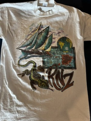 Stoney Creek Yacht Club Shirt Large Lizard Boat vintage 