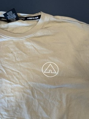 Modern Airwalk Long Sleeve T Shirt XL Brown Printed Sleeves