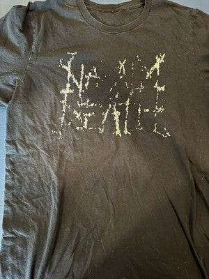 Napalm Death Worn T Shirt Graphic Actively Falling Off