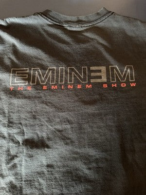 Vtg 2002 The Eminem Show T-shirt Mens M Rap Tee Concert Tour Y2K