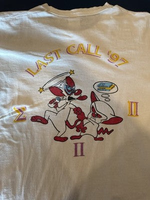 Pinky Brain Fraternity Last Call Shirt Drunk