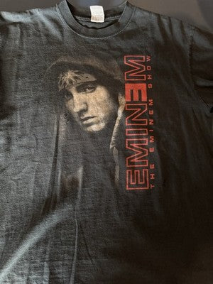 Vtg 2002 The Eminem Show T-shirt Mens M Rap Tee Concert Tour Y2K