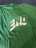 Brian Eno Logo T Shirt Green Large Superman Style