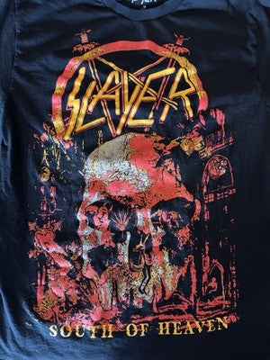 Slayer South Of Heaven Band Tour Promo T Shirt Adult Medium Black Mens