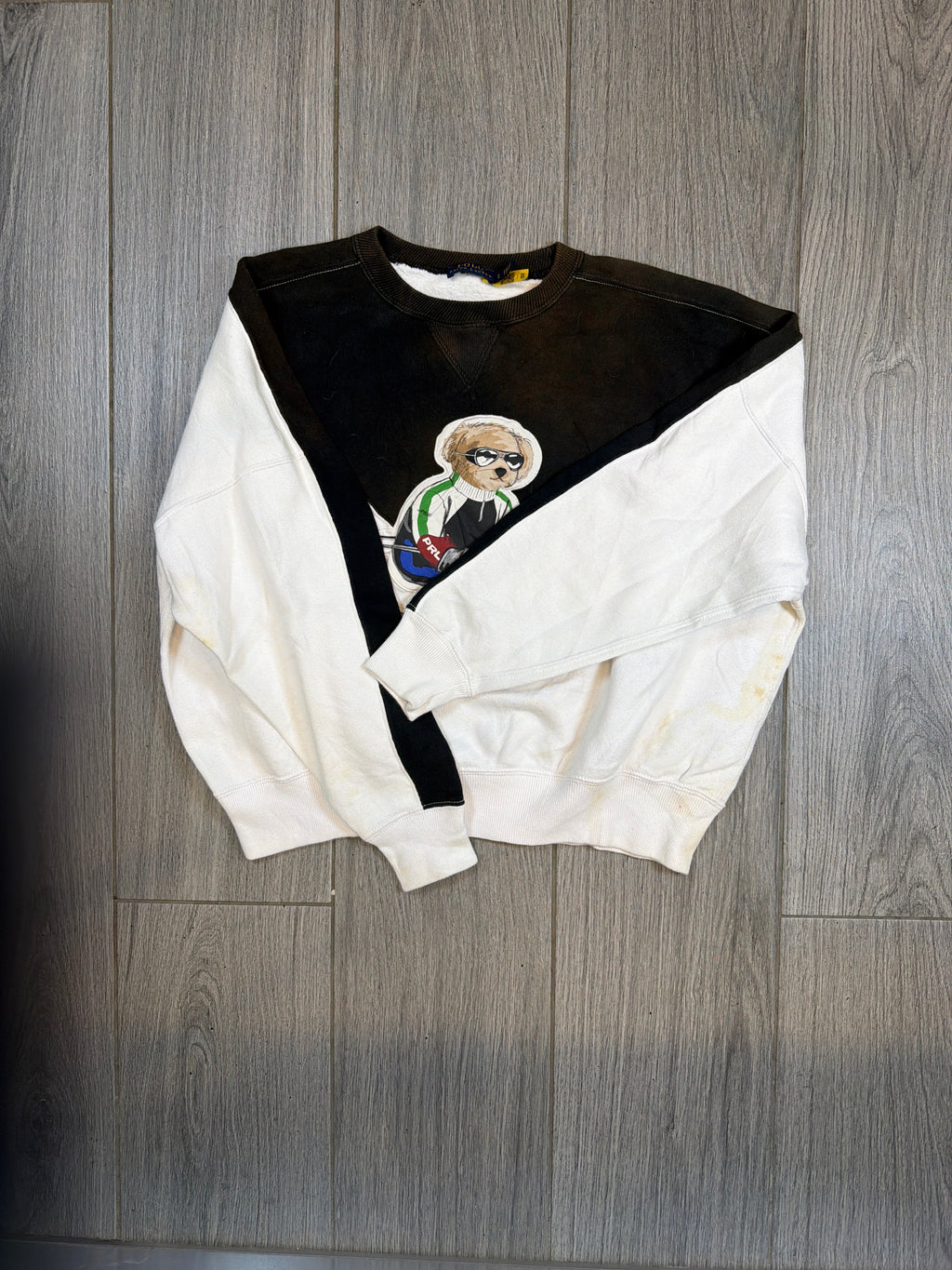 Ralph Lauren Polo Bear Ski Crewneck Sweater Small