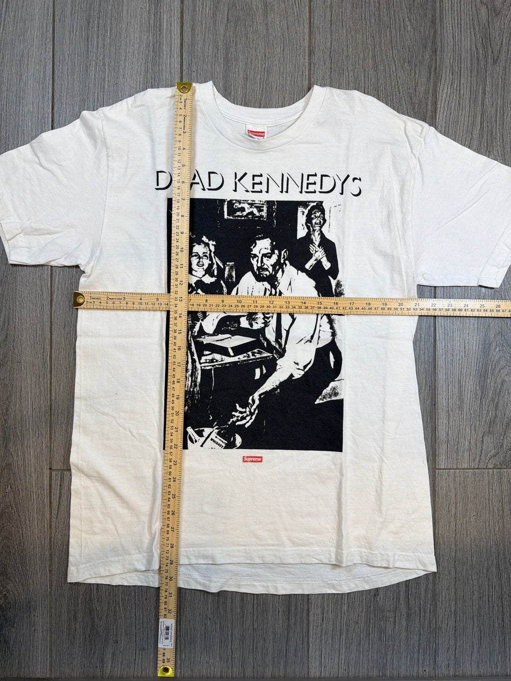 Dead Kennedys x Supreme Too Drunk 2D2F 00s Punk White T-Shirt Large