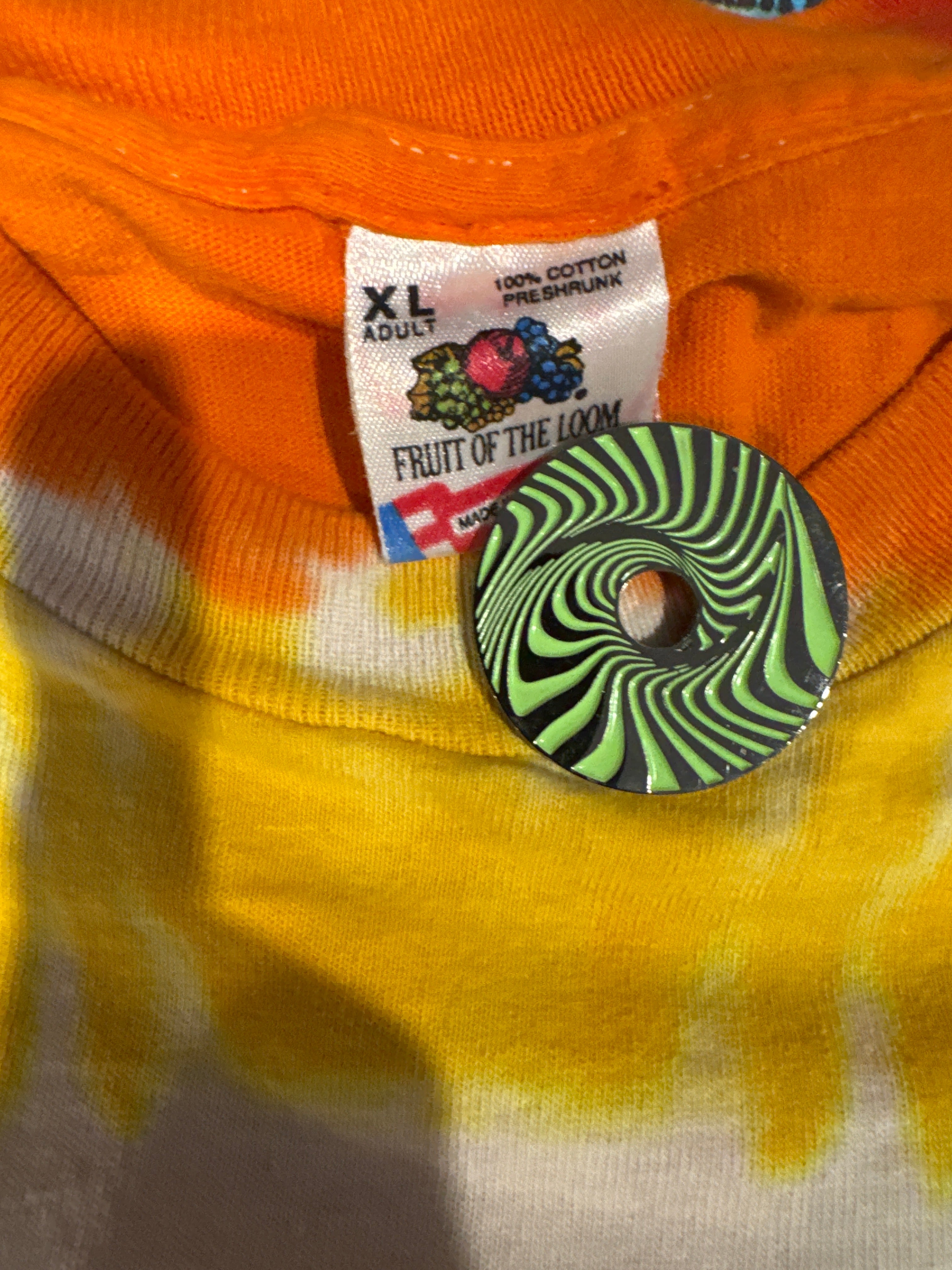 1992 Grateful Dead Save Your Face FOTL Tie Dye T-Shirt XL
