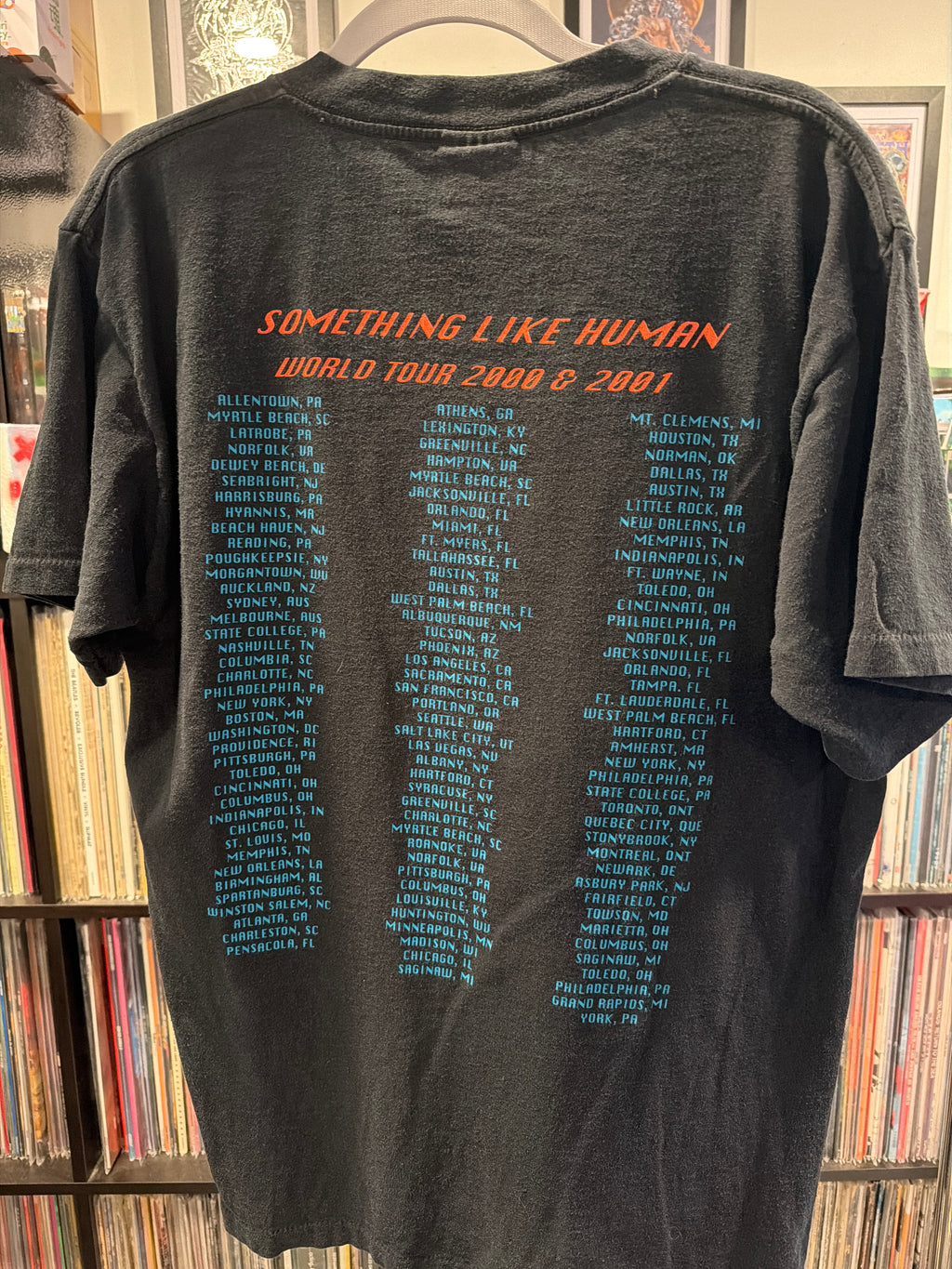 2000 Fuel Something Like Human Tour L Allsport Single Stitch T Shirt