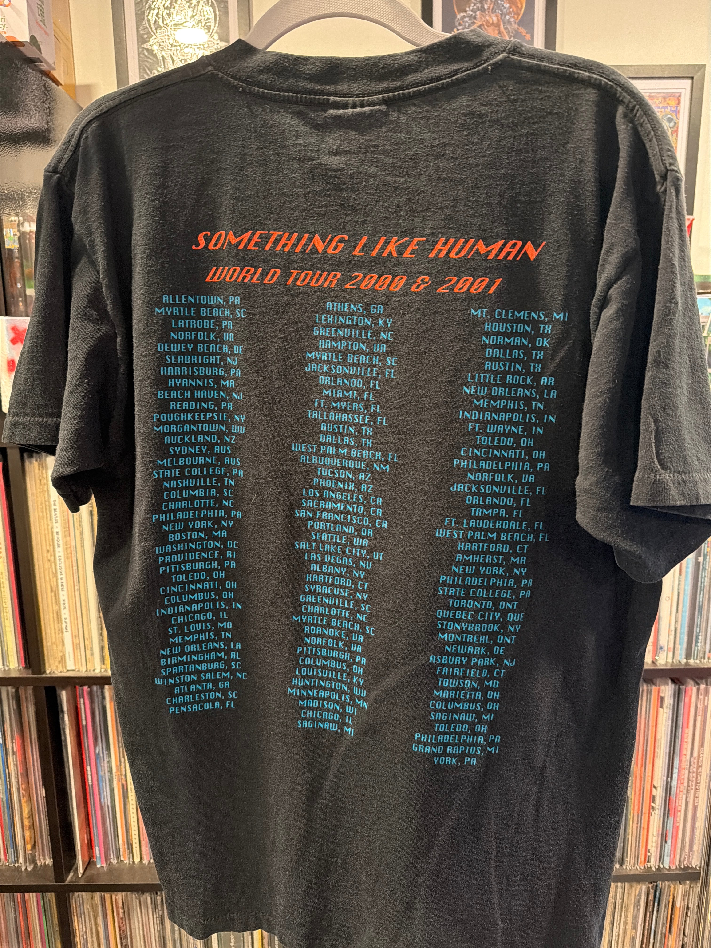 2000 Fuel Something Like Human Tour L Allsport Single Stitch T Shirt