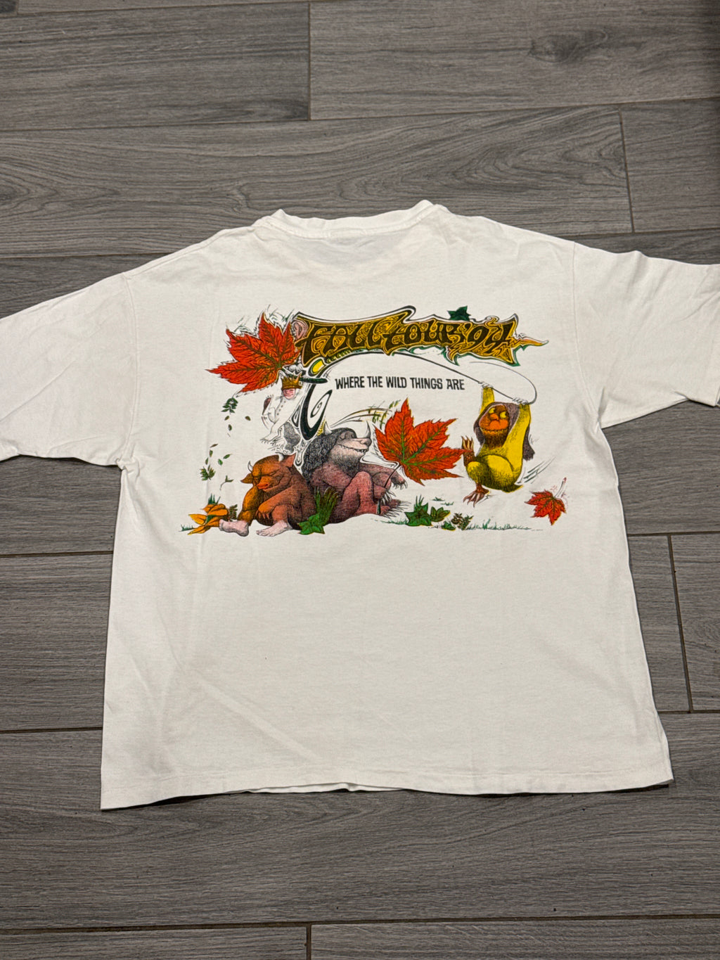 1994 Grateful Dead T-Shirt Fall Tour Stimpy Calvin Wild Things Are T-Shirt XL