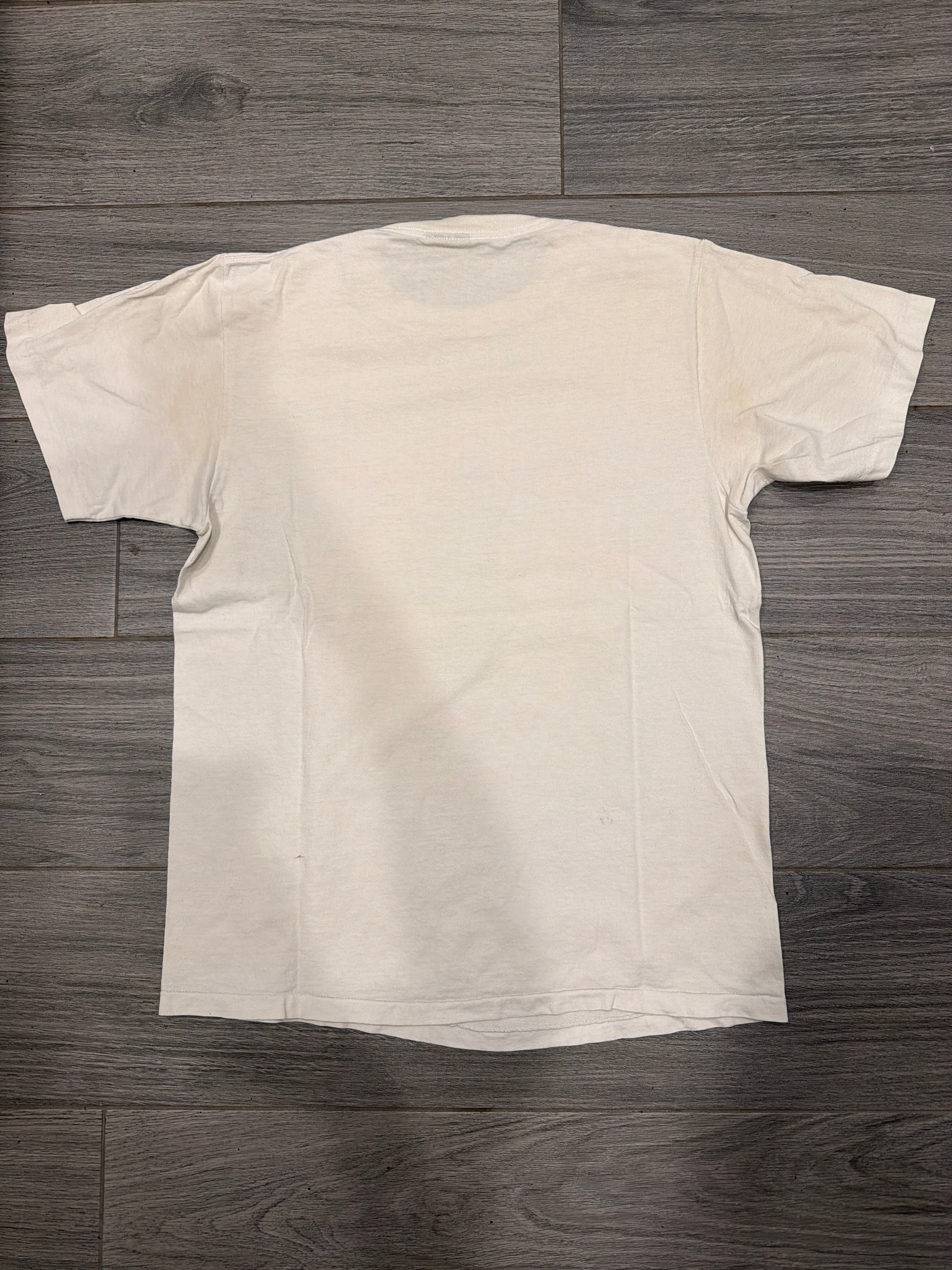 1991 Ren and Stimpy Show Nickelodeon White Changes T-Shirt Large