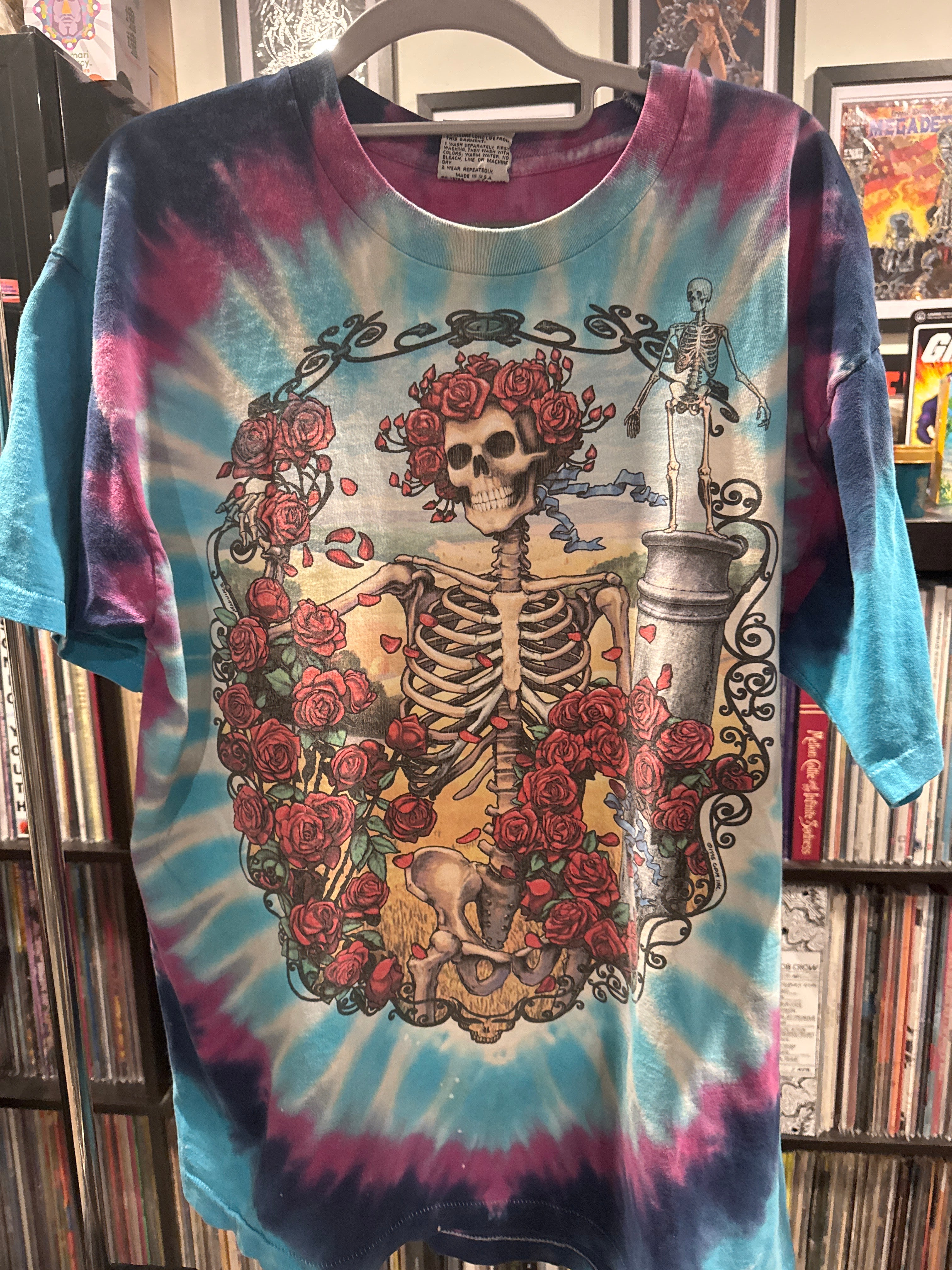 1995 Grateful Dead Bertha Liquid Blue 30 Year Anniversary XL