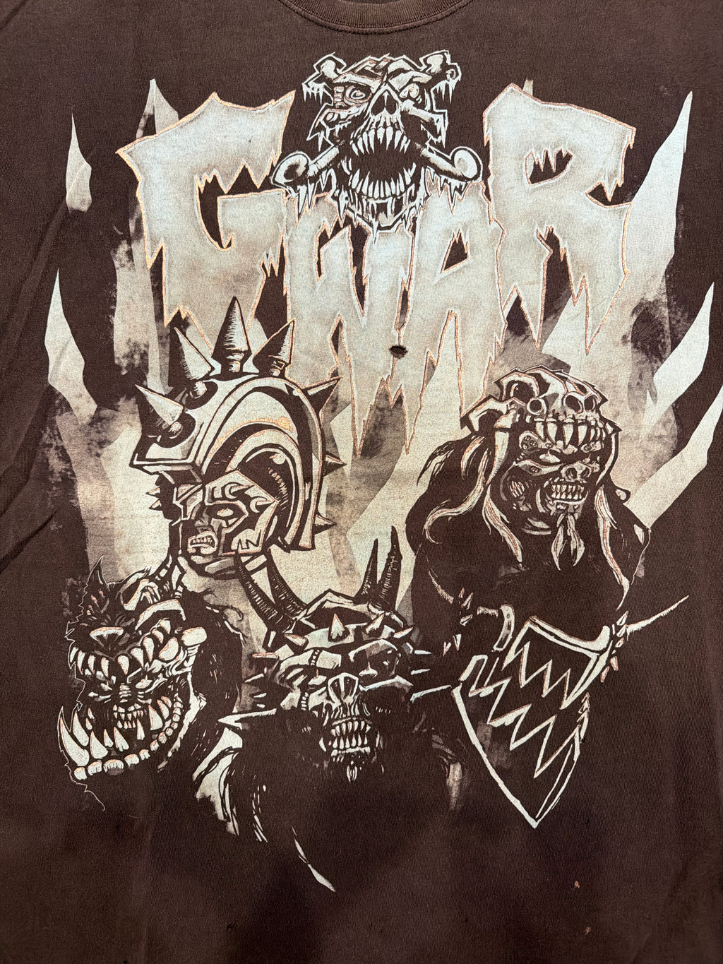 00s Gwar Band Black/Blue Graphic T-Shirt 3XL XXXL