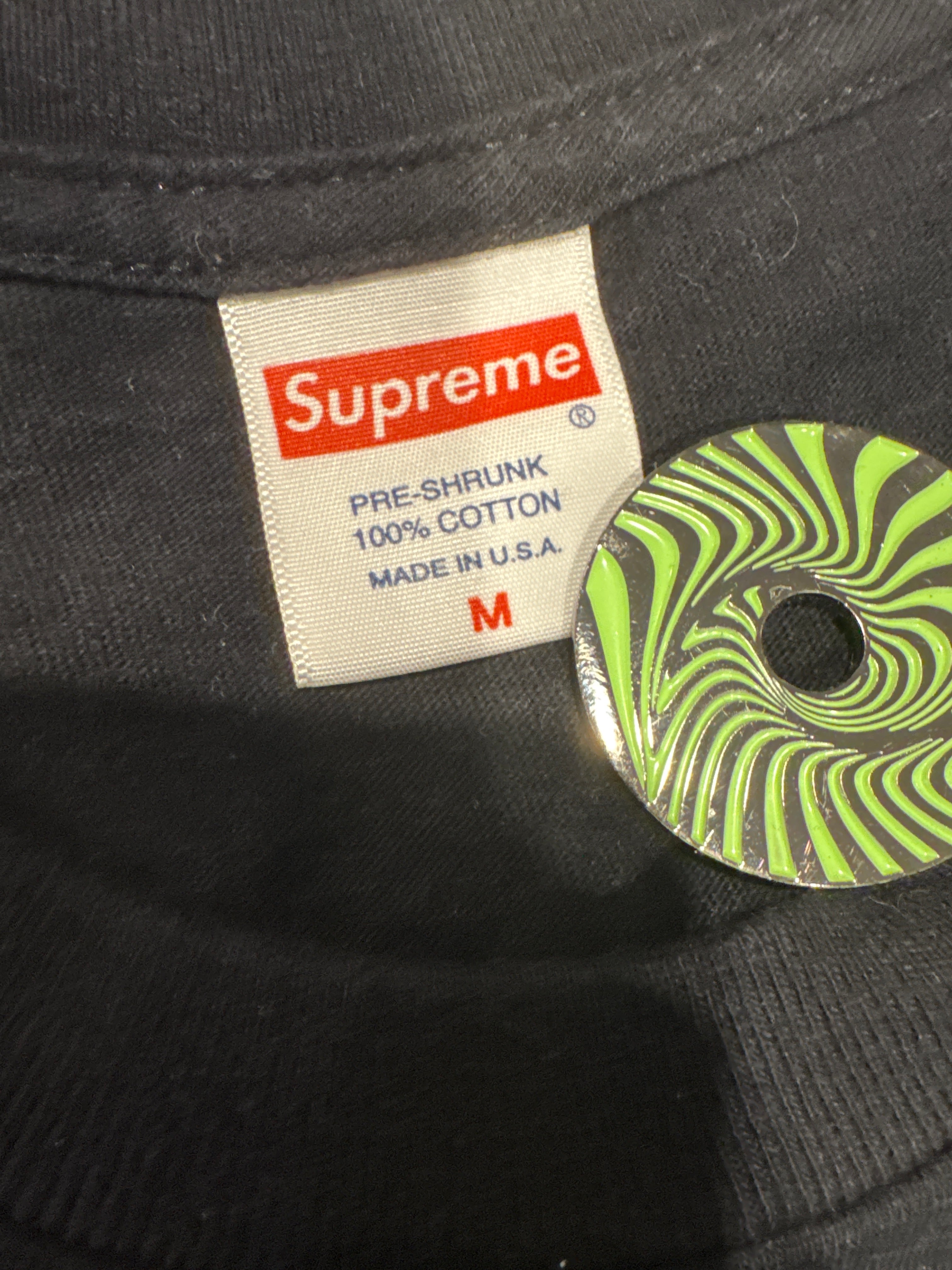 Supreme Black Sabbath Tome 2016 Band Ozzy Black T-Shirt Medium