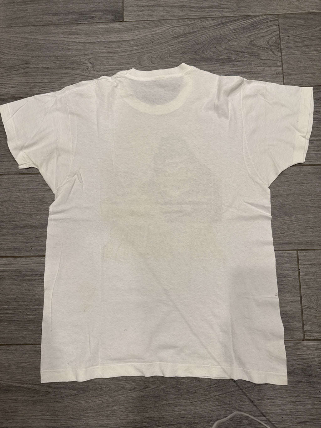 80s Dinosaurs TV Promo White Screen Stars T-Shirt XL