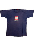 00s Classic Element Faded Logo Skateboarding Blue T-Shirt Large