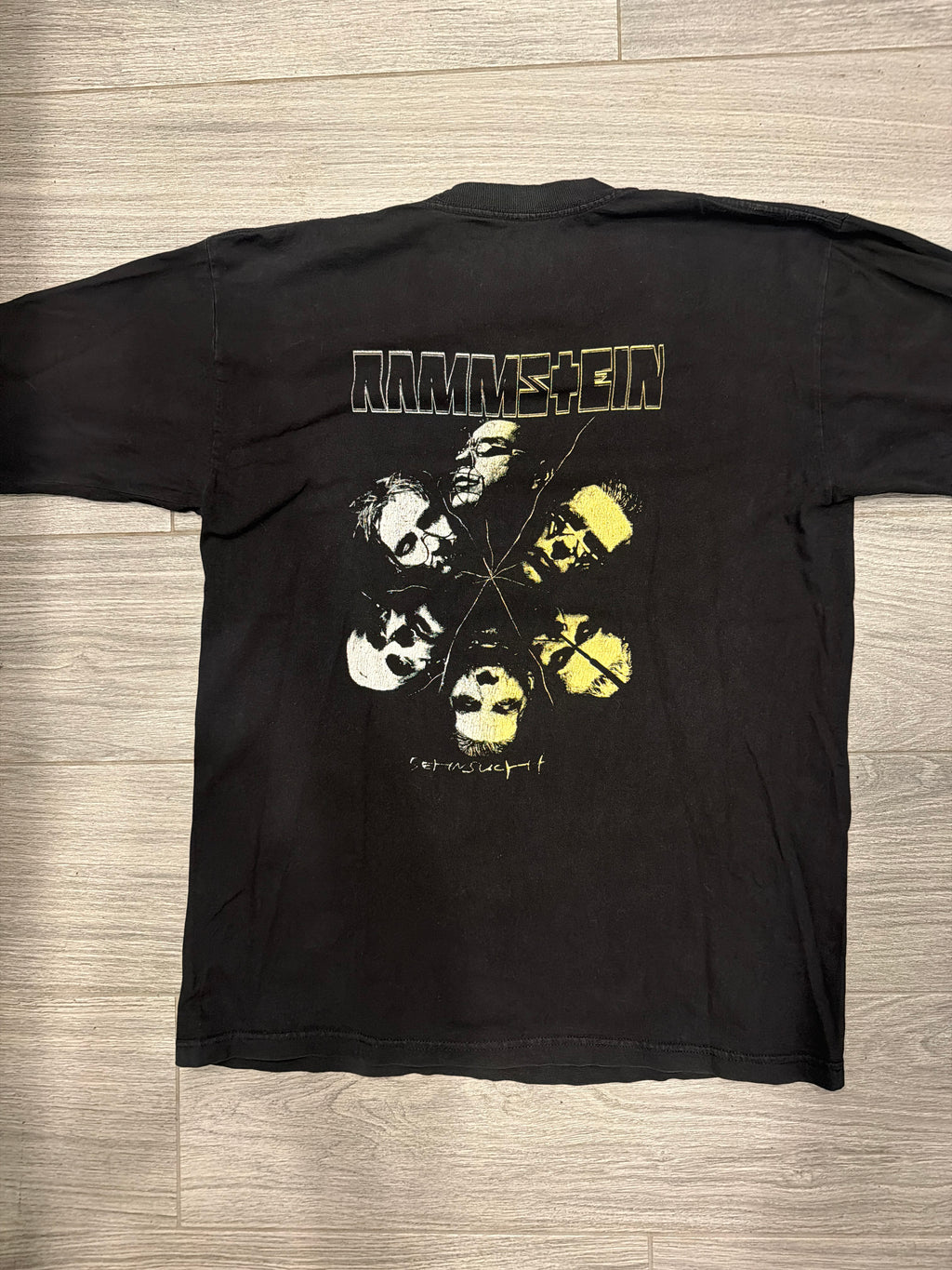 90s Rammstein Mexican Bootleg Black T-Shirt XL