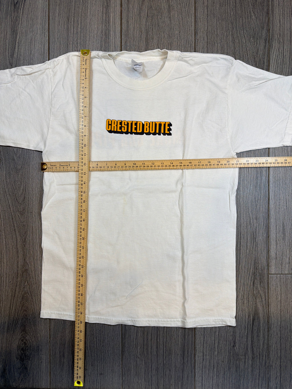 2000s Crested Butte Snowboard Pipe T-Shirt Large