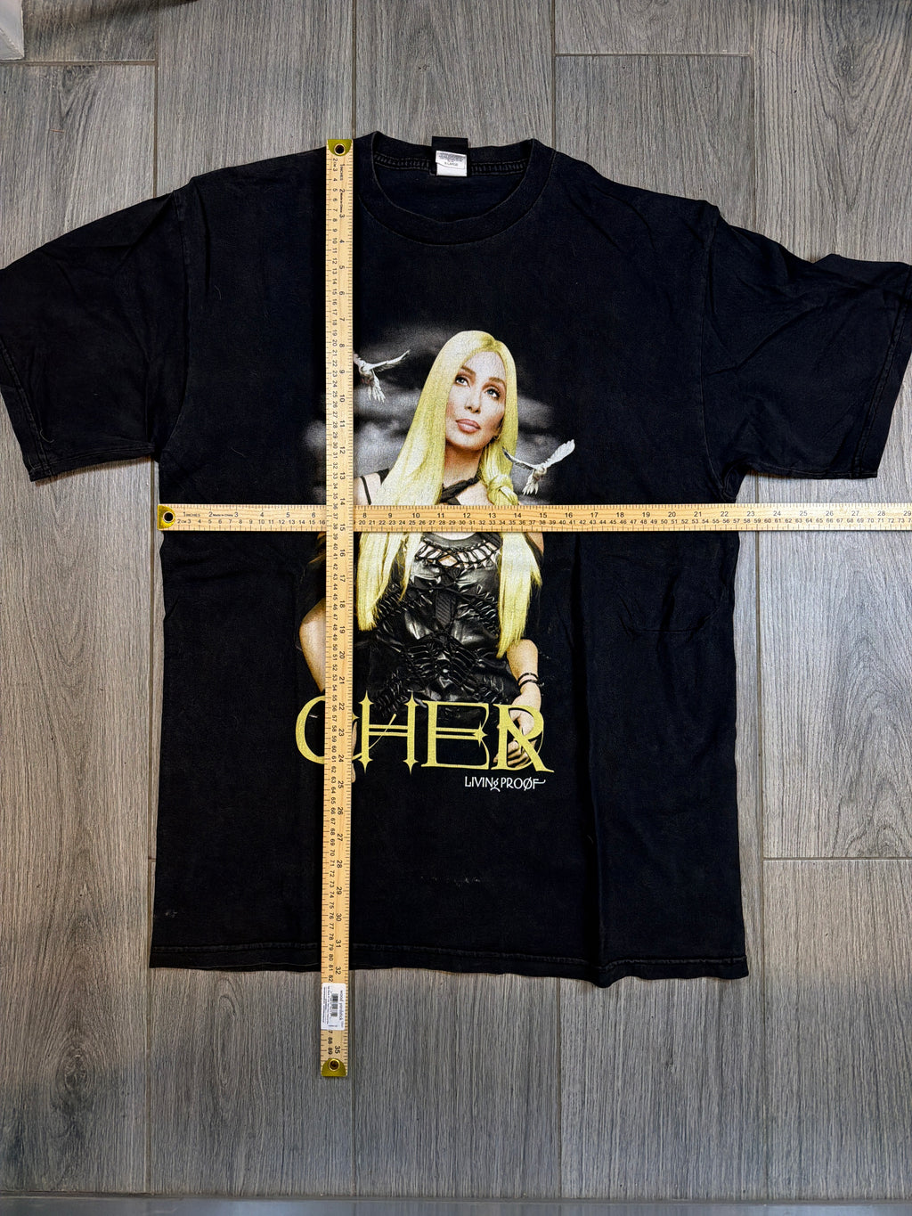 2002 Cher 'Living Proof' Tour Giant T-Shirt XL