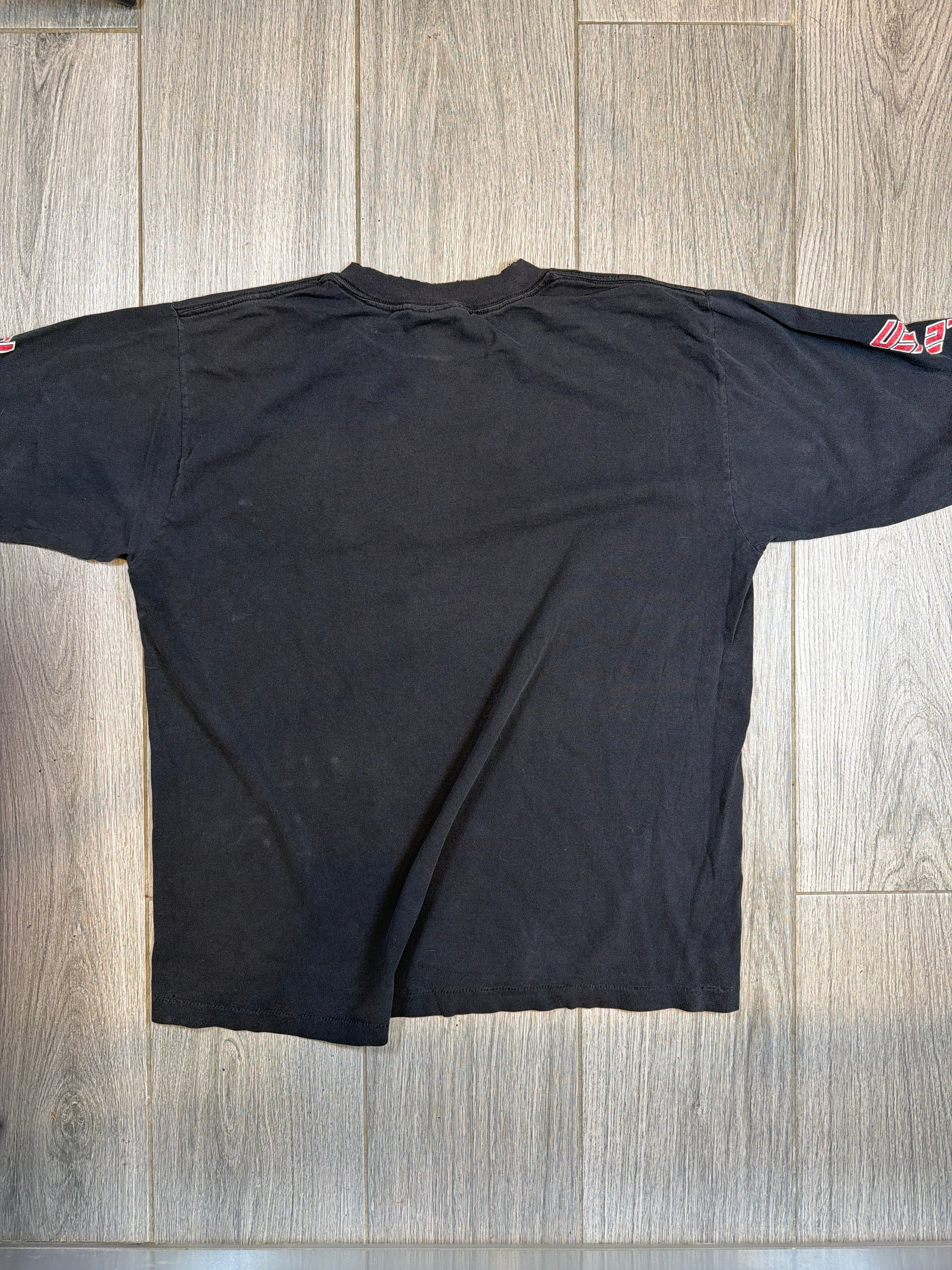 90s 311 Three Eleven Long Sleeve Print Black Allsport T-Shirt XL