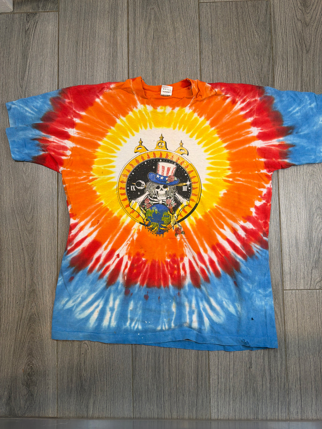 1992 Grateful Dead Save Your Face FOTL Tie Dye T-Shirt XL
