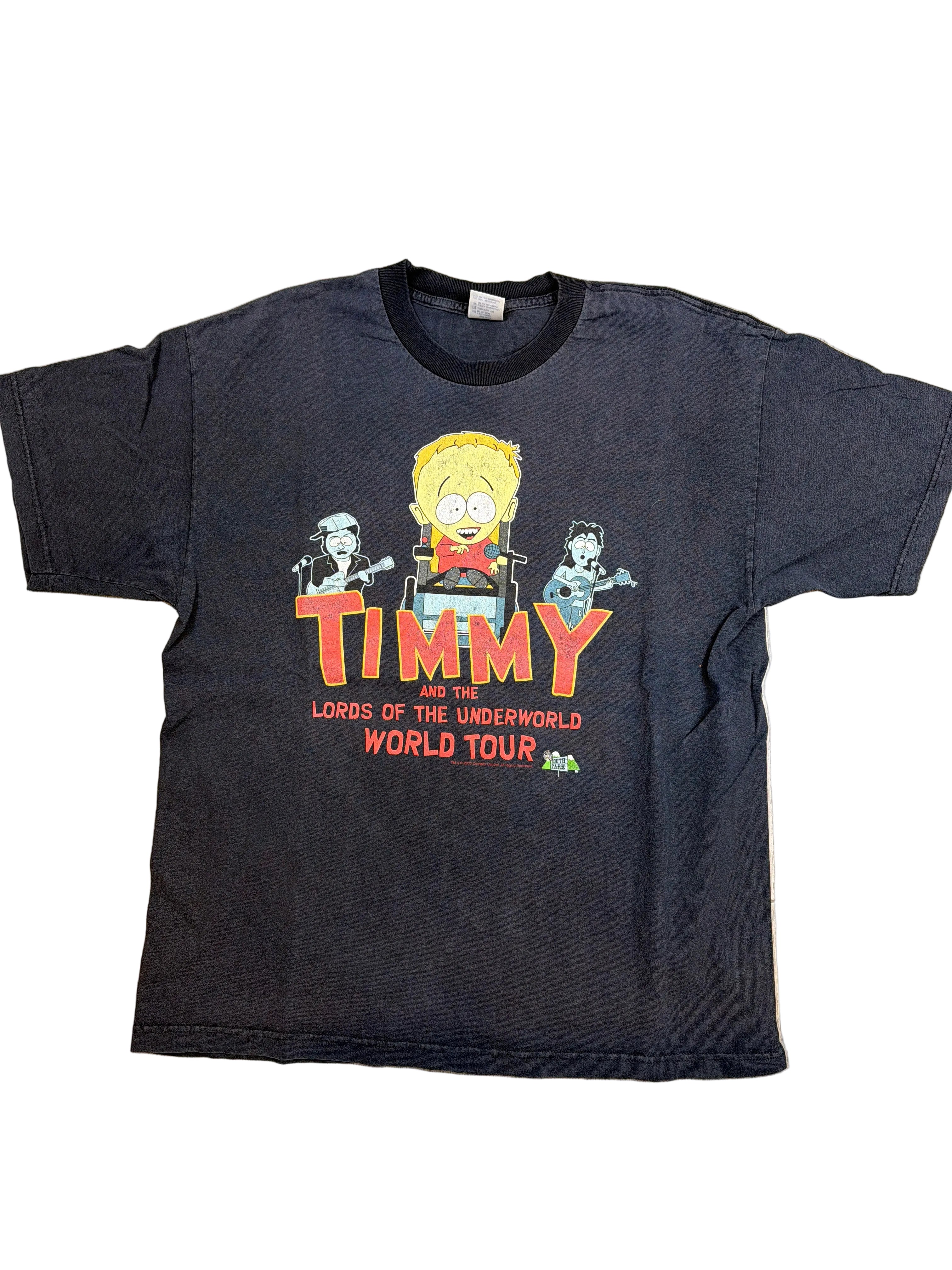 00s South Park Timmy Lords of the Underworld Black T-Shirt XL